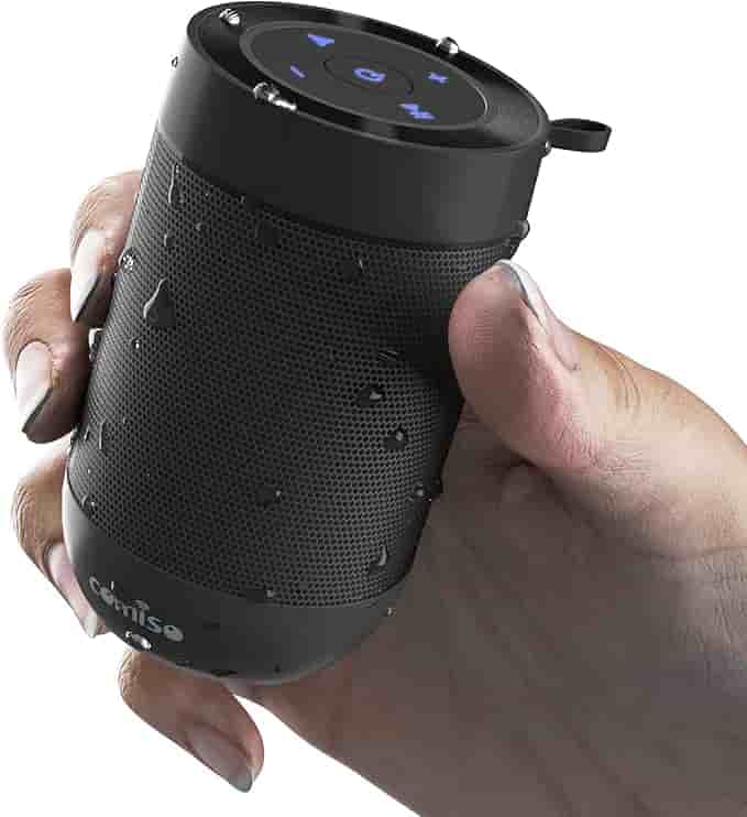 Imagen 1 de Comiso Altavoz Bluetooth, 5.3 altavoces Bluetooth inalámbricos - Negro