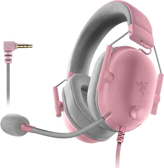 Imagen 1 de Razer BlackShark V2 X Auriculares para gamer: sonido envolvente 7.1, controladores de 1.9 - Rosado
