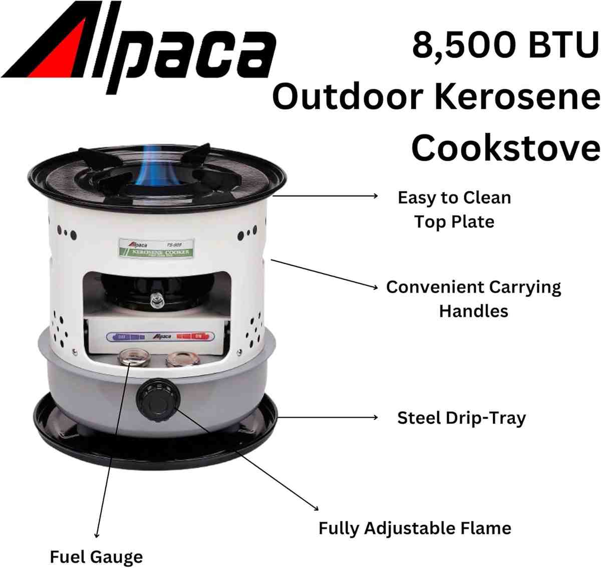 Imagen 4 de Alpaca Estufa Grande de cocina de queroseno 8500 BTU