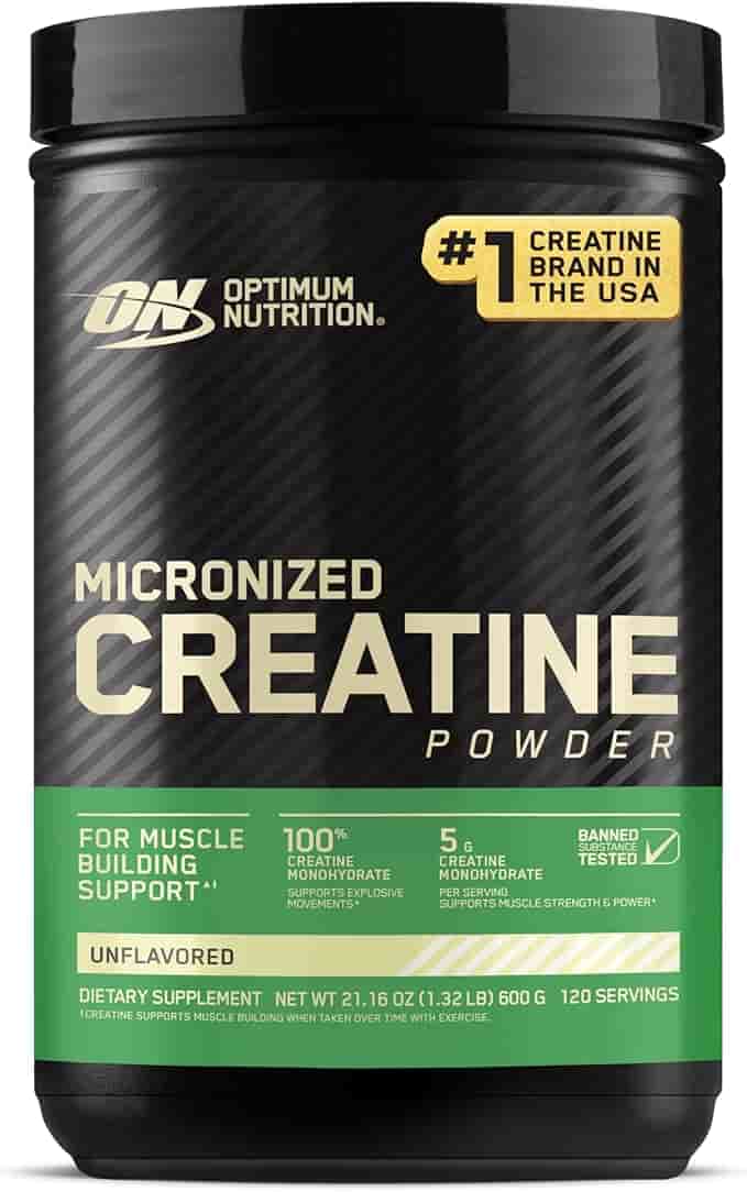 Imagen 1 de Optimum Nutrition Monohidrato de creatina micronizada en polvo - Sin Sabor, 120 Servicios