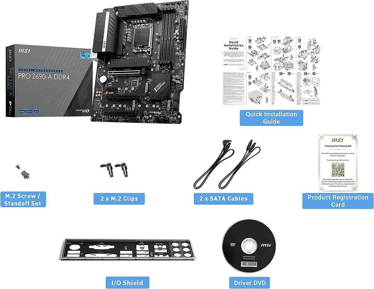 Imagen 4 de MSI PRO Z690-A DDR4 ProSeries – Placa Base ATX para Gaming | LGA 1700, Intel 12ª Gen