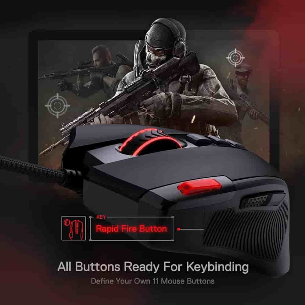 Imagen 3 de Mouse Redragon M612 Predator RGB