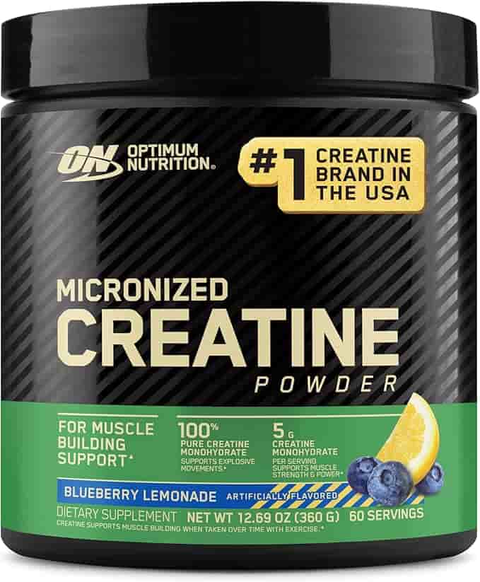 Imagen 1 de Optimum Nutrition Monohidrato de creatina micronizada en polvo - Limonada de arándanos, 60 Servicios