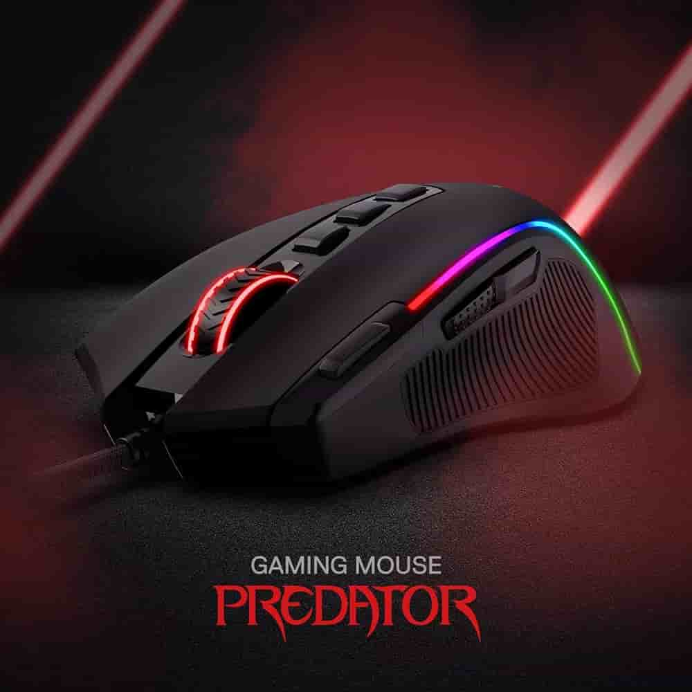 Imagen 1 de Mouse Redragon M612 Predator RGB - Negro, Con cable
