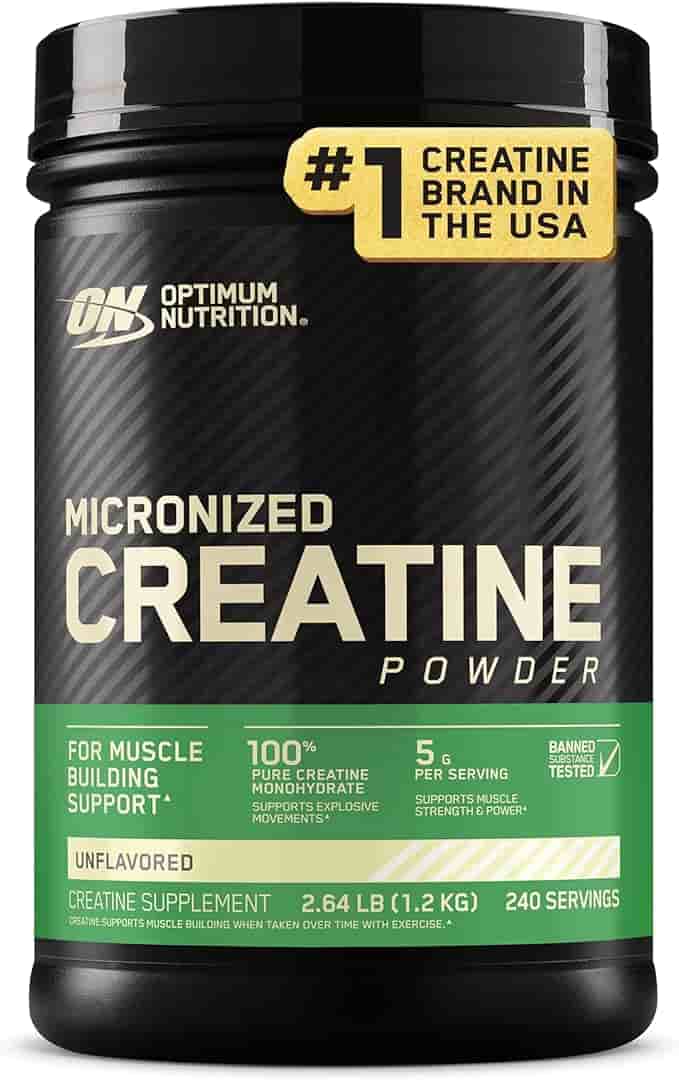 Imagen 1 de Optimum Nutrition Monohidrato de creatina micronizada en polvo - Sin Sabor, 240 Servicios