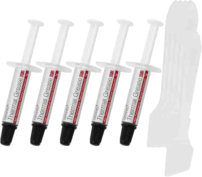 Imagen 1 de Paquete de pastas térmicas para CPU GT-1 Silver (0.04 oz* 5), alto rendimiento - 5