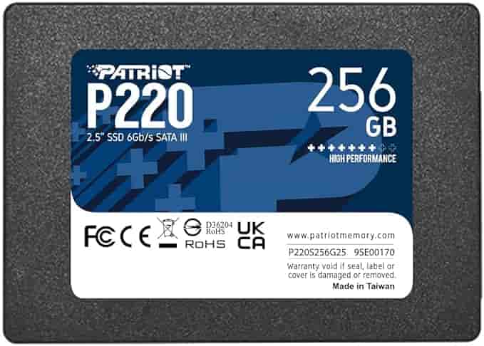 Imagen 1 de Patriot Memory P220 Unidad de estado sólido (SSD) - 256 Gb