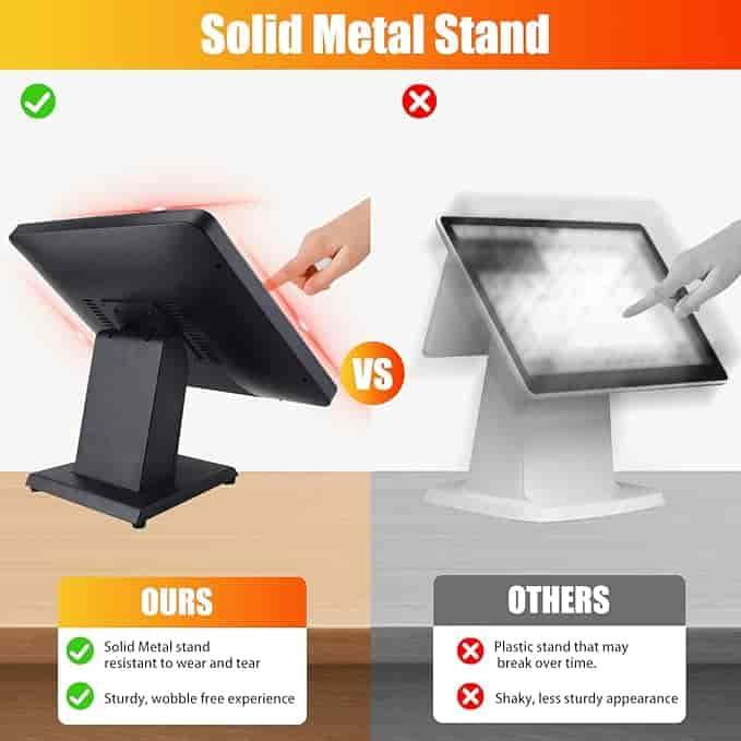 Imagen 1 de POS Monitor multi-táctil retroiluminado capacitivo LED de 17 pulgadas