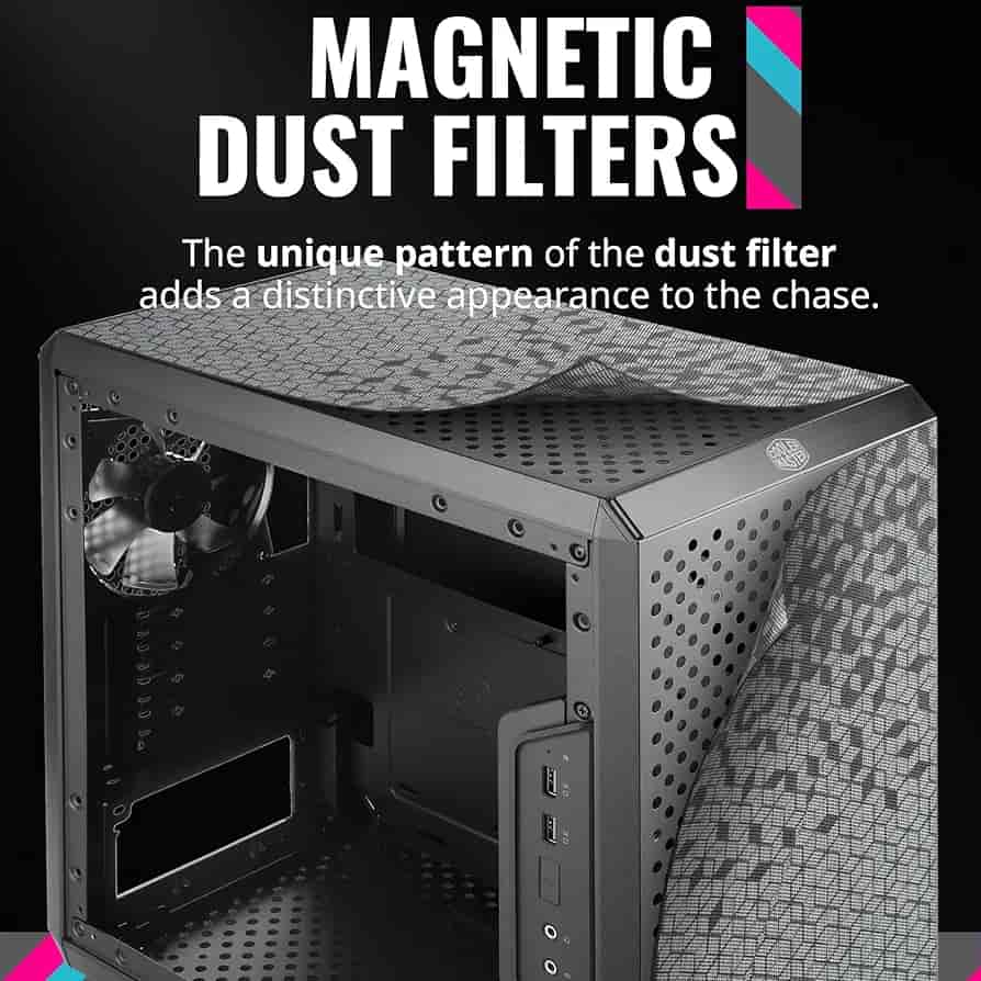 Imagen 1 de Cooler Master Minitorre Gaming | Chasis Micro-ATX y Mini-ITX con Panel Transparente 