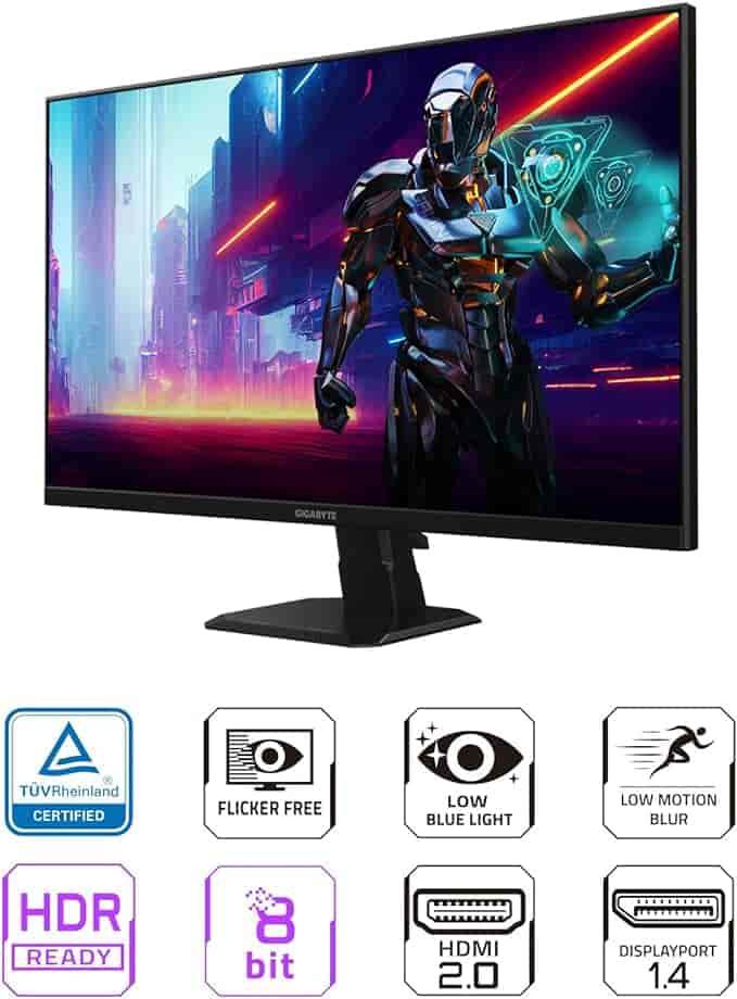 Imagen 1 de GIGABYTE GS27Q Advanced – Monitor Gamer IPS 27" QHD 180Hz 1ms MPRT con FreeSync y HDR10