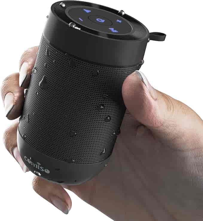 Imagen 1 de Comiso Altavoz Bluetooth, 5.3 altavoces Bluetooth inalámbricos - Negro