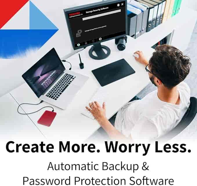 Imagen 2 de Disco Duro Externo Toshiba Canvio 1TB USB 3.0 | HDD Portátil 2.5