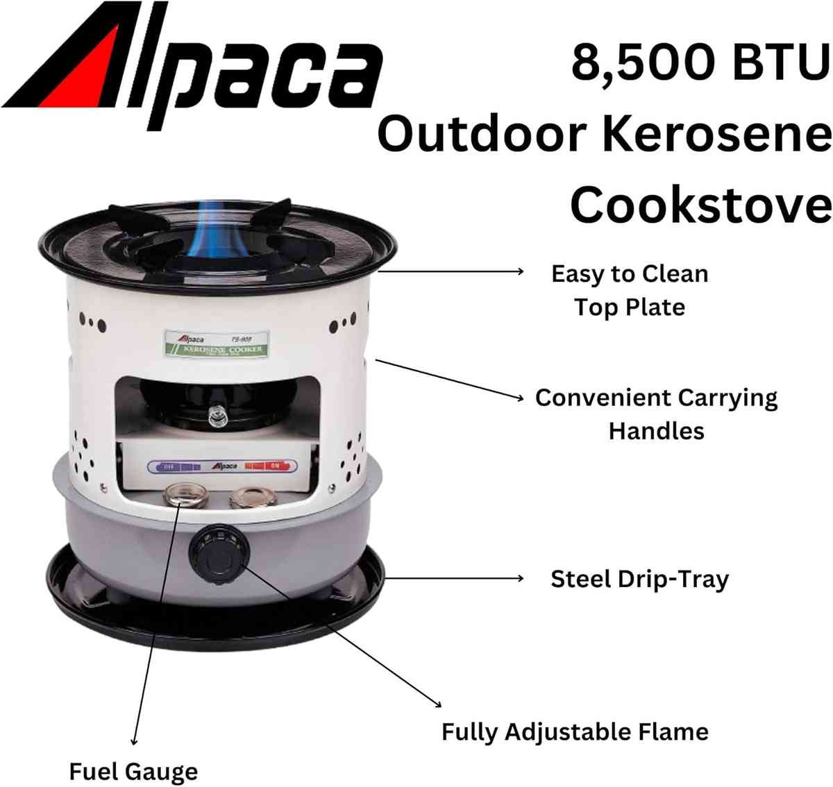 Imagen 4 de Alpaca Estufa Grande de cocina de queroseno 8500 BTU