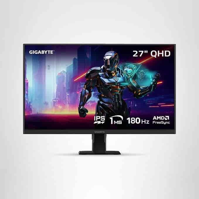 Imagen 1 de GIGABYTE GS27Q Advanced – Monitor Gamer IPS 27" QHD 180Hz 1ms MPRT con FreeSync y HDR10