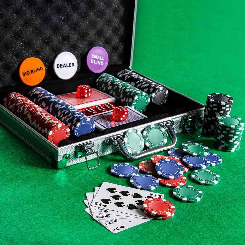 Imagen 4 de Set de Poker 200 Fichas Profesionales 11.5g con Maletín de Aluminio – Poker Chips para Texas Holdem