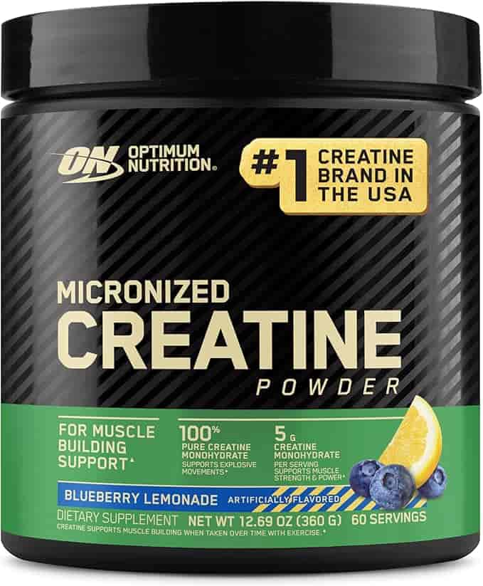 Imagen 1 de Optimum Nutrition Monohidrato de creatina micronizada en polvo - Limonada de arándanos, 60 Servicios