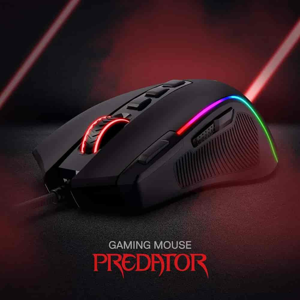 Imagen 1 de Mouse Redragon M612 Predator RGB - Negro, Con cable