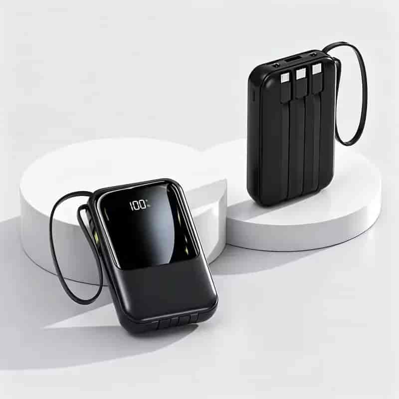 Imagen 2 de Power Bank de 20,000mAh con Carga Rápida de 20W y Pantalla LED Digital, Cargador Portátil Ultrafino
