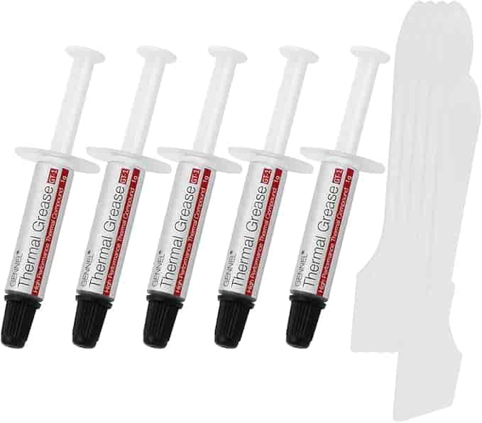 Imagen 1 de Paquete de pastas térmicas para CPU GT-1 Silver (0.04 oz* 5), alto rendimiento - 5