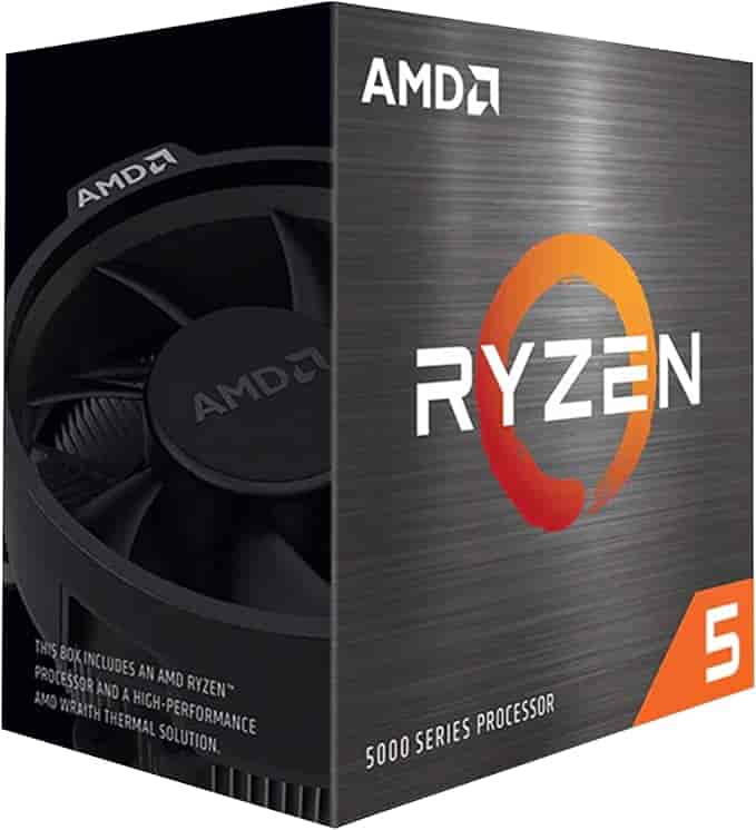 Imagen 1 de AMD Ryzen 5 5600 – Procesador de Escritorio de 6 Núcleos y 12 Hilos con Enfriador AMD Wraith Stealth