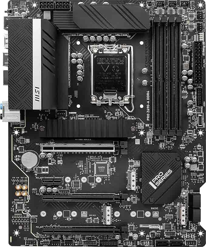 Imagen 1 de MSI PRO Z690-A DDR4 ProSeries – Placa Base ATX para Gaming | LGA 1700, Intel 12ª Gen