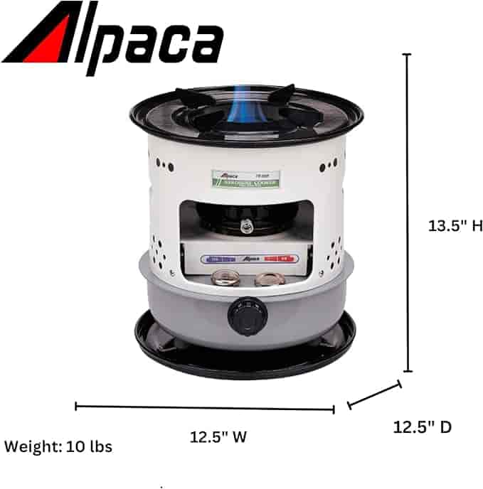 Imagen 3 de Alpaca Estufa Grande de cocina de queroseno 8500 BTU