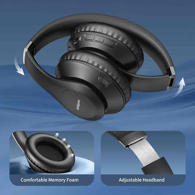 Imagen 1 de Uliptz Auriculares Bluetooth inalámbricos, tiempo de reproducción de 65 horas