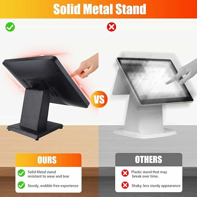 Imagen 1 de POS Monitor multi-táctil retroiluminado capacitivo LED de 17 pulgadas