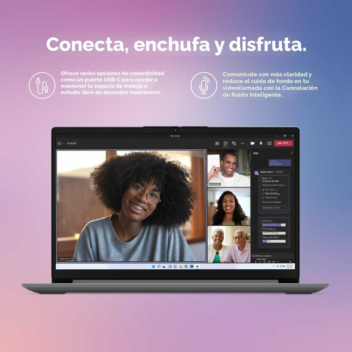 Imagen 3 de Lenovo IdeaPad 1 Laptop para estudiantes