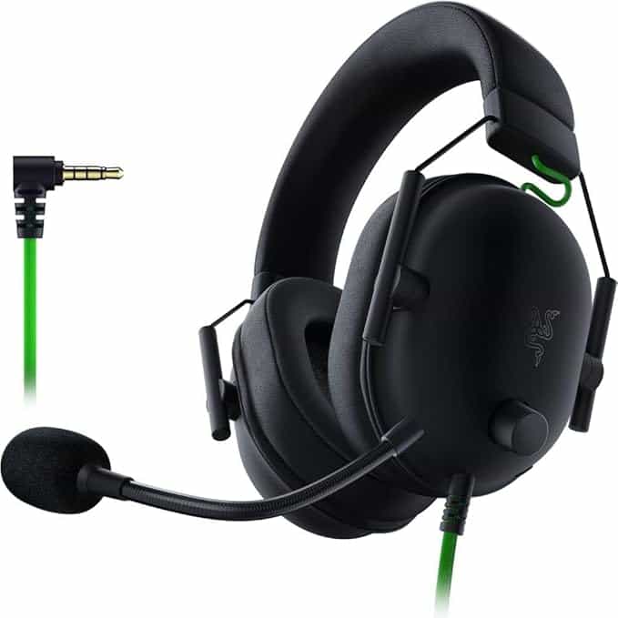 Imagen 1 de Razer BlackShark V2 X Auriculares para gamer: sonido envolvente 7.1, controladores de 1.9