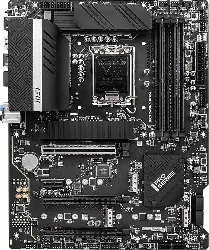 Imagen 1 de MSI PRO Z690-A DDR4 ProSeries – Placa Base ATX para Gaming | LGA 1700, Intel 12ª Gen