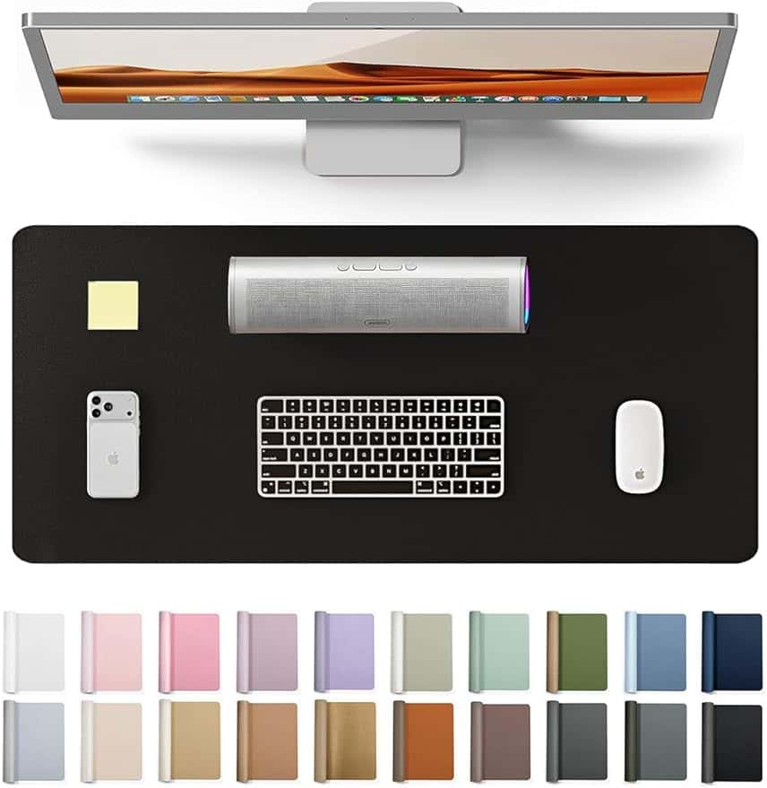 Tapete Protector de Escritorio en Cuero Sintético Premium - Vista principal