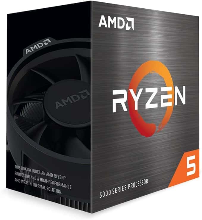 AMD Ryzen 5 5500 – Procesador de Escritorio de 6 Núcleos y 12 Hilos con Enfriador Wraith Stealth - Vista 2