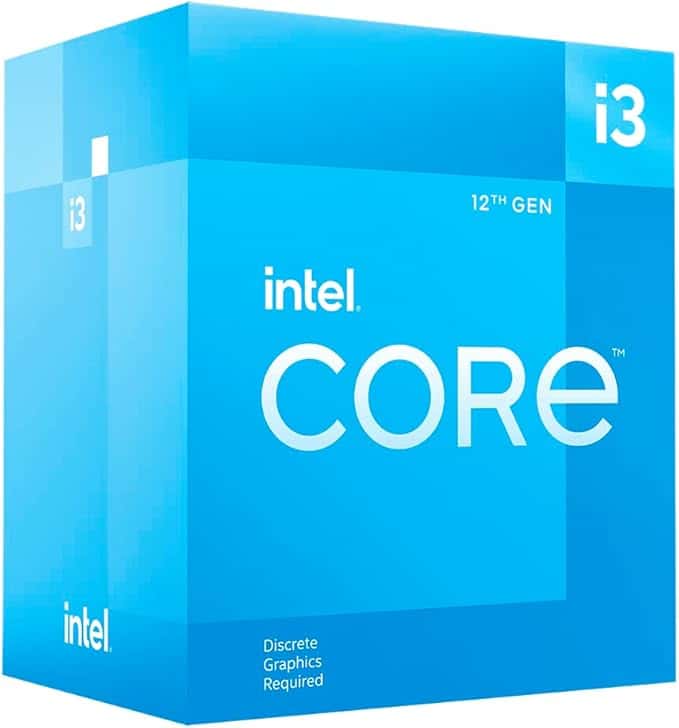 Intel Core i3-12100F (12th Gen) – Procesador 4 Núcleos 4.3GHz Turbo, LGA 1700 - Vista 2