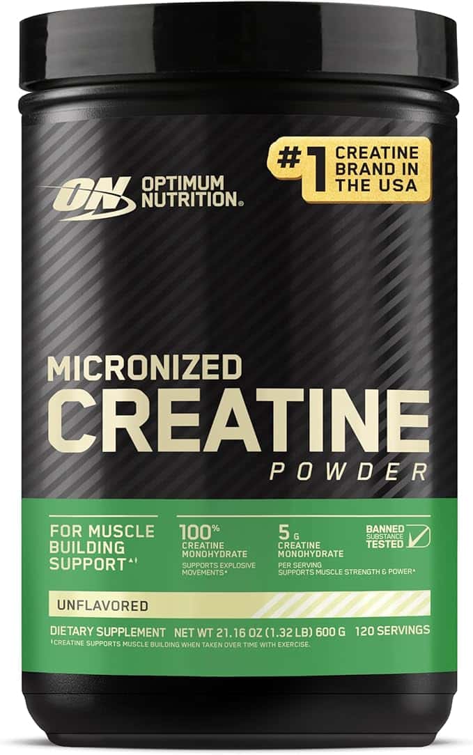 Optimum Nutrition Monohidrato de creatina micronizada en polvo - Vista 1