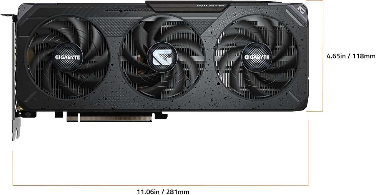 GIGABYTE Tarjeta gráfica Radeon RX 9060 XT Gaming OC 8G - Vista 5