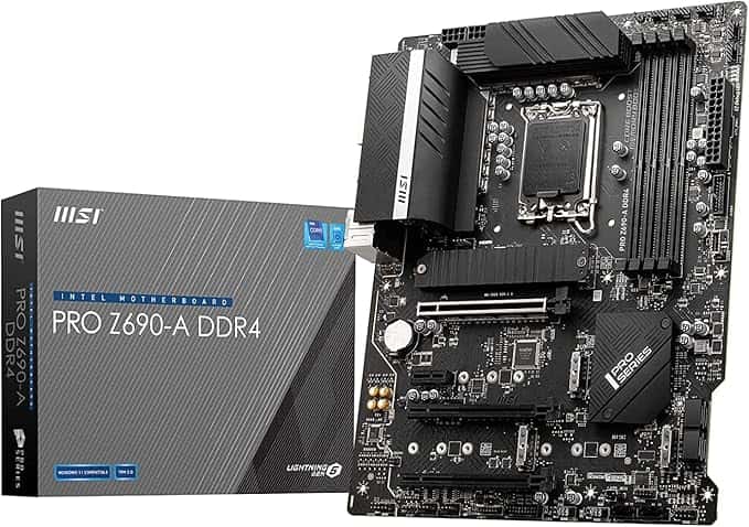 MSI PRO Z690-A DDR4 ProSeries – Placa Base ATX para Gaming | LGA 1700, Intel 12ª Gen - Vista principal