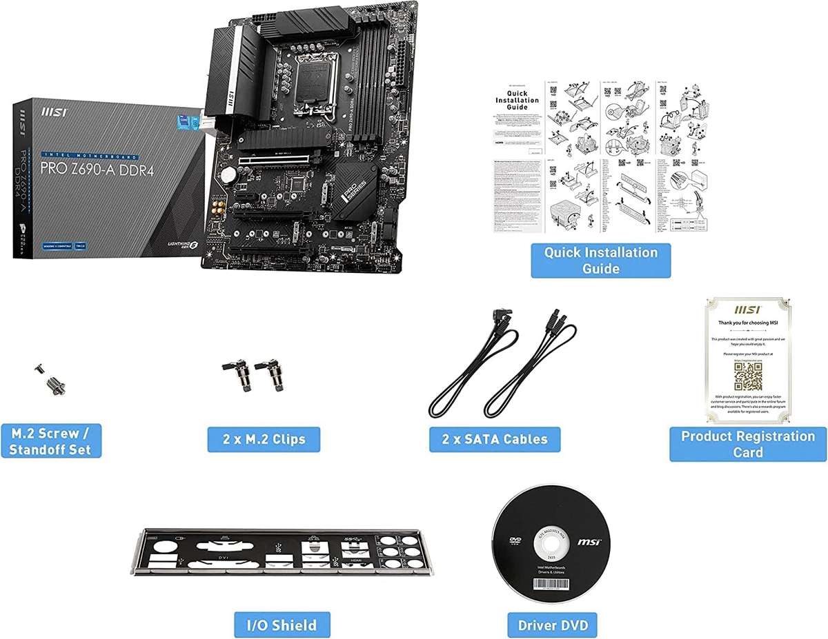 MSI PRO Z690-A DDR4 ProSeries – Placa Base ATX para Gaming | LGA 1700, Intel 12ª Gen - Vista 5