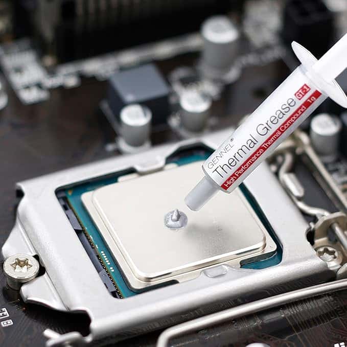 Paquete de pastas térmicas para CPU GT-1 Silver, alto rendimiento - Vista 4