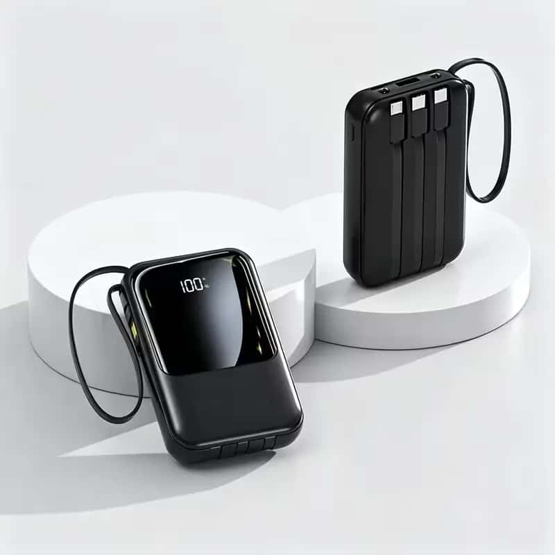 Power Bank de 20,000mAh con Carga Rápida de 20W y Pantalla LED Digital, Cargador Portátil Ultrafino - Vista 2