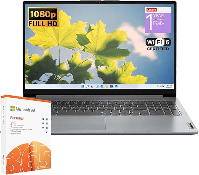 Lenovo IdeaPad 1 Laptop para estudiantes - Vista 2