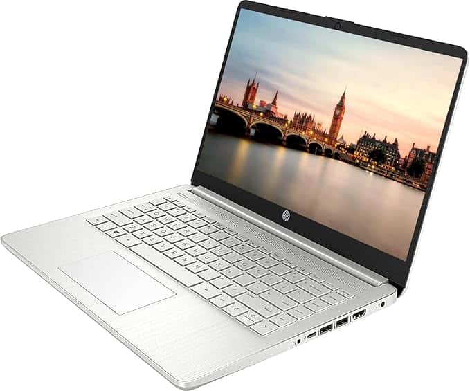 Laptop HP 14” HD | Intel Core i3 11ª Gen | 8GB RAM DDR4 | 128GB SSD NVMe | Windows 11 - Vista 2