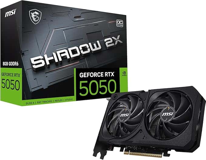 MSI GeForce RTX 5050 GAMING Shadow 2X OC 8GB GDDR6 - Vista principal