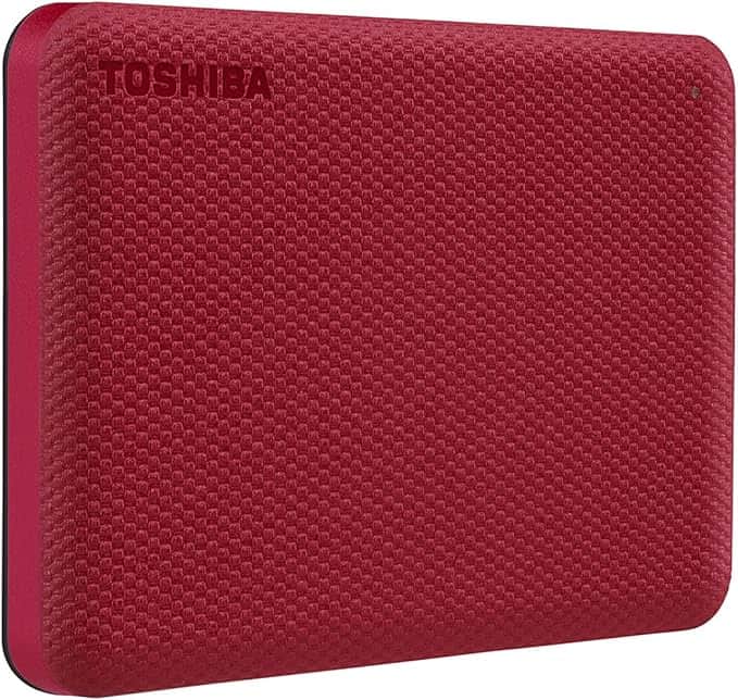 Imagen 1 de Disco Duro Externo Toshiba Canvio 1TB USB 3.0 | HDD Portátil 2.5 - Rojo