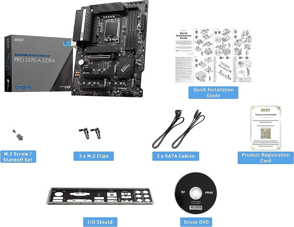 Imagen 4 de MSI PRO Z690-A DDR4 ProSeries – Placa Base ATX para Gaming | LGA 1700, Intel 12ª Gen