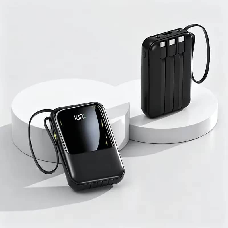 Imagen 2 de Power Bank de 20,000mAh con Carga Rápida de 20W y Pantalla LED Digital, Cargador Portátil Ultrafino