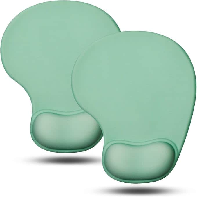 Imagen 1 de Alfombrilla de Mouse Ergonómica con Reposamuñecas de Gel - JIKIOU - Verde