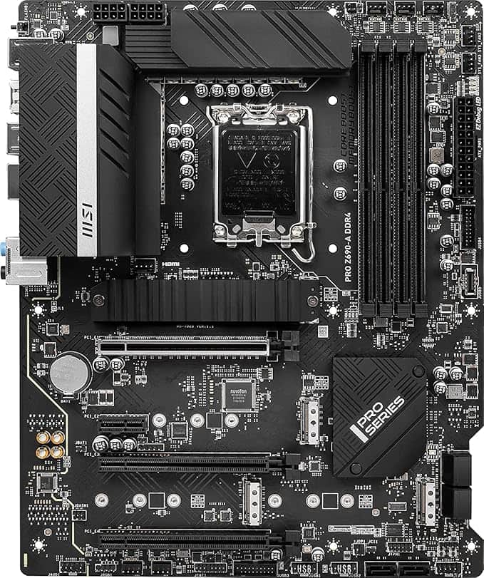 Imagen 1 de MSI PRO Z690-A DDR4 ProSeries – Placa Base ATX para Gaming | LGA 1700, Intel 12ª Gen