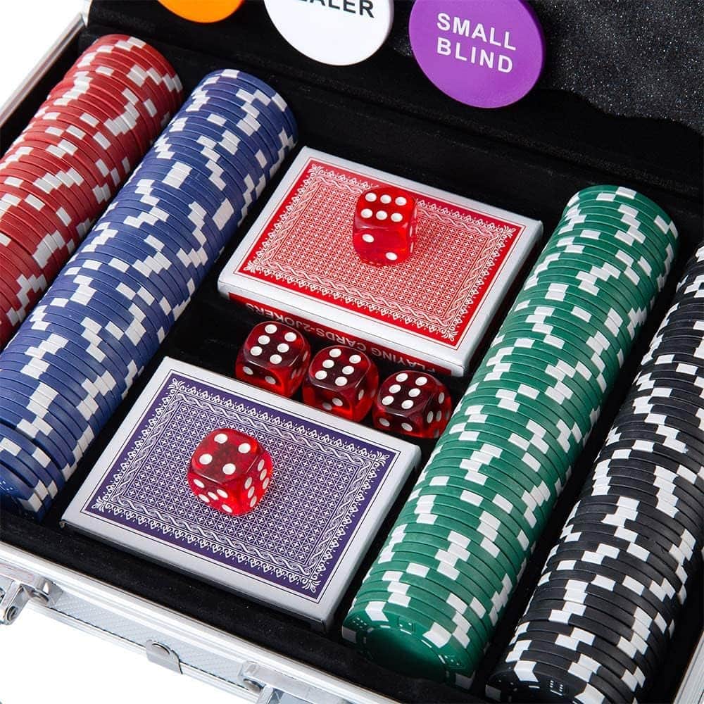 Imagen 2 de Set de Poker 200 Fichas Profesionales 11.5g con Maletín de Aluminio – Poker Chips para Texas Holdem