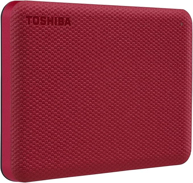 Imagen 1 de Disco Duro Externo Toshiba Canvio 1TB USB 3.0 | HDD Portátil 2.5 - Rojo